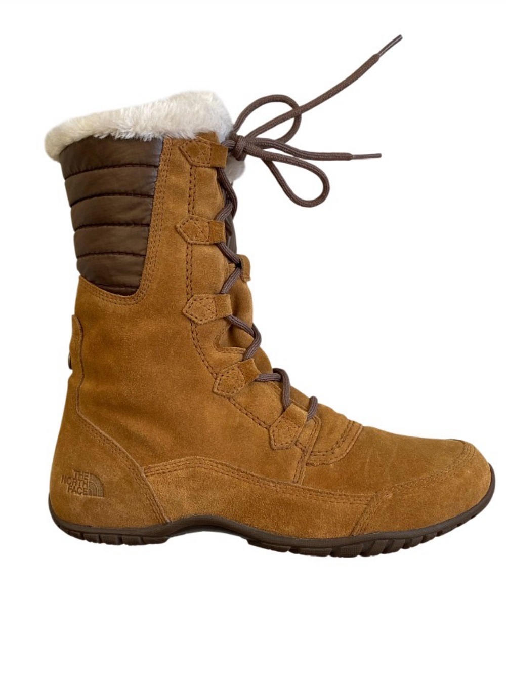 The North Face Women's Tan Suede Winter Boot Size 8